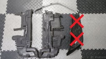 Opel Grandland X, Toyota Yaris - kryt chladica, lista