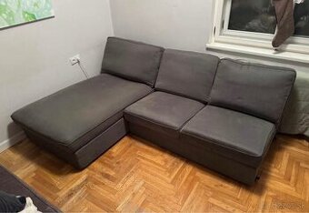 Predám 2-pohovku s ležadlom KIVIK