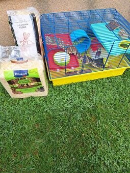 Klietka pre škrečka s vybavením