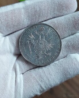 2 Zlatnik 1884, Frantisek Jozef I., krásny