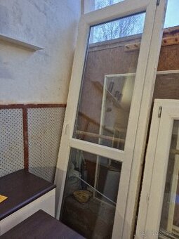 Balkónové plastové dvere 88x236