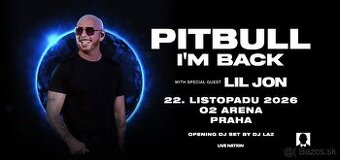 PITBULL & LIL JON - Praha 26.7.2026 státie