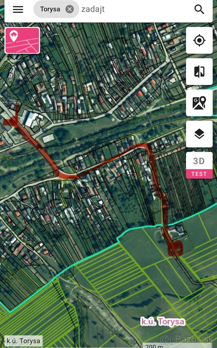 Pozemok 1700m2, Torysa - 2