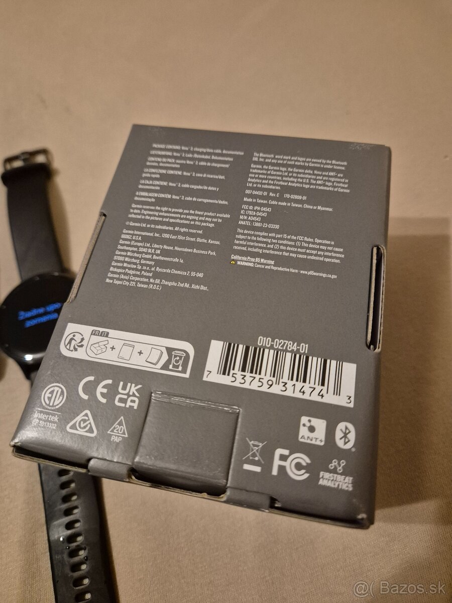 Garmin Venu 3 čierne - 2