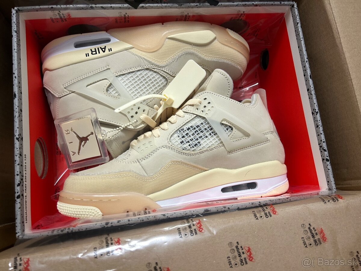 YEEZY SLIDE/YEEZY 350 BONE/ JORDAN 4 OFF WHITE - 2