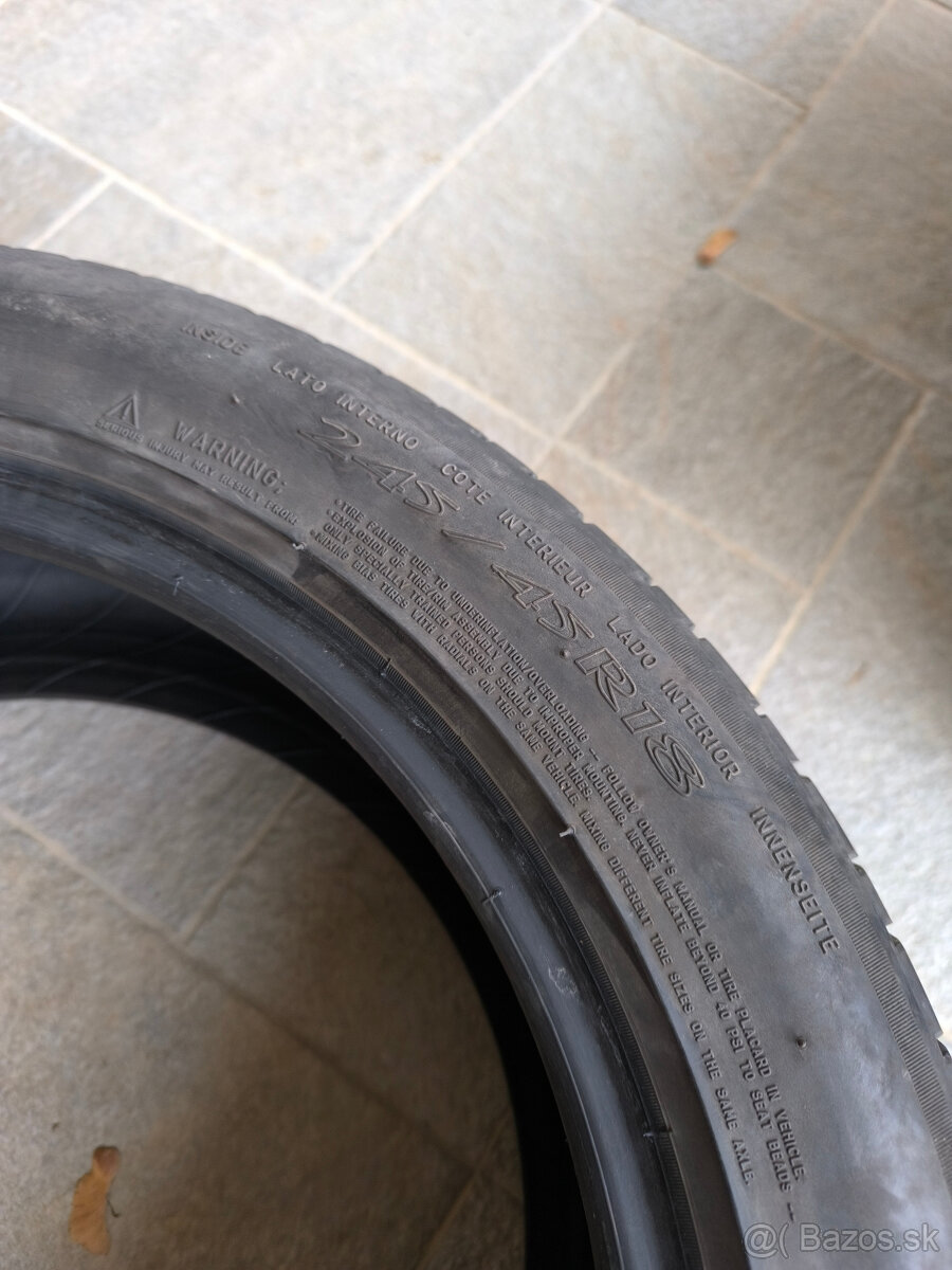 Pneumatiky 245/45 R18, Michelin Primacy 3 - 2
