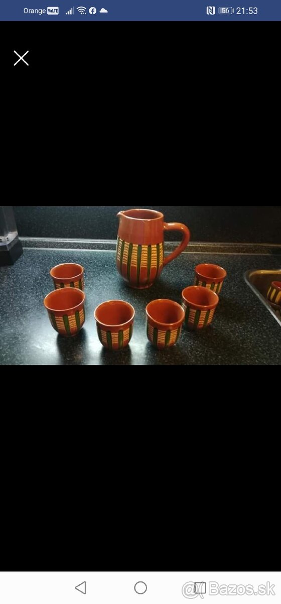 Bulharská keramika suprava - 2