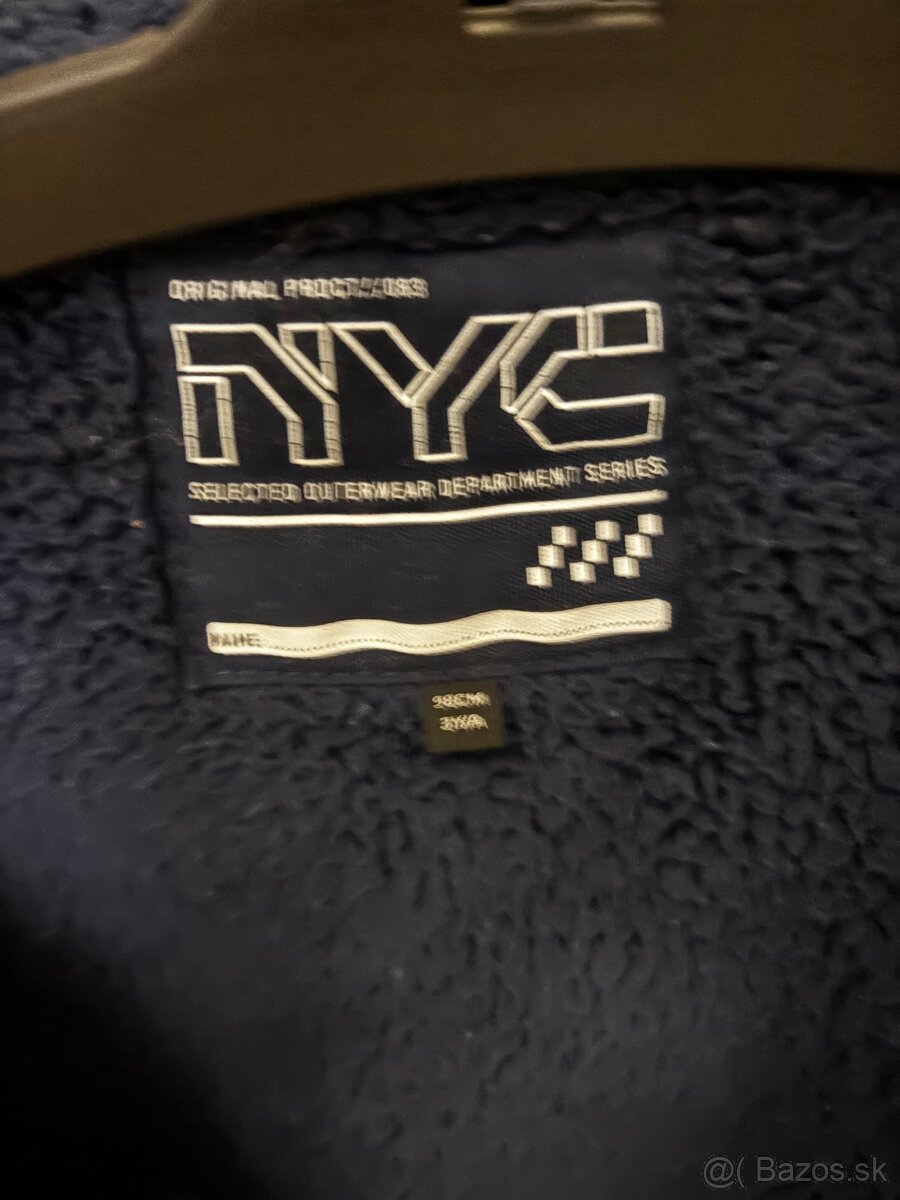 Zimna bunda tmavomodra velk.98 - 2