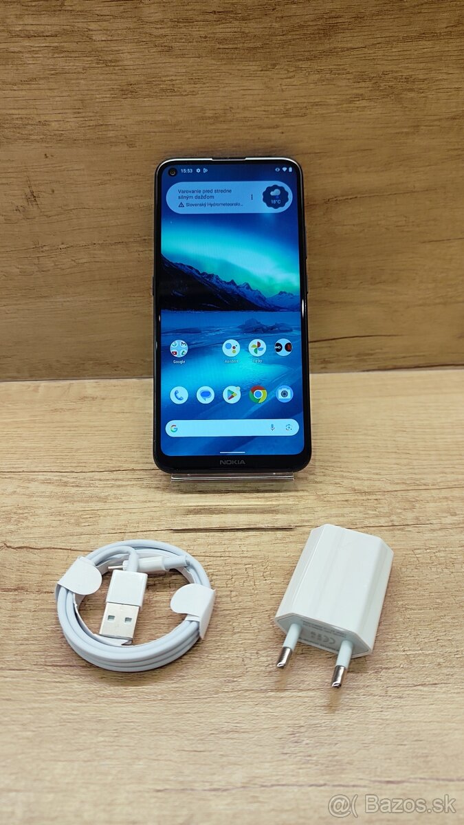 ANDROID Nokia 5.4 dual SIM blue – ako nový + v záruke - 2