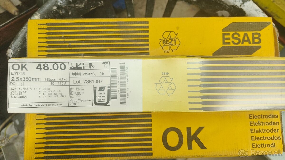 Zváraci elektrody ESAB - 2