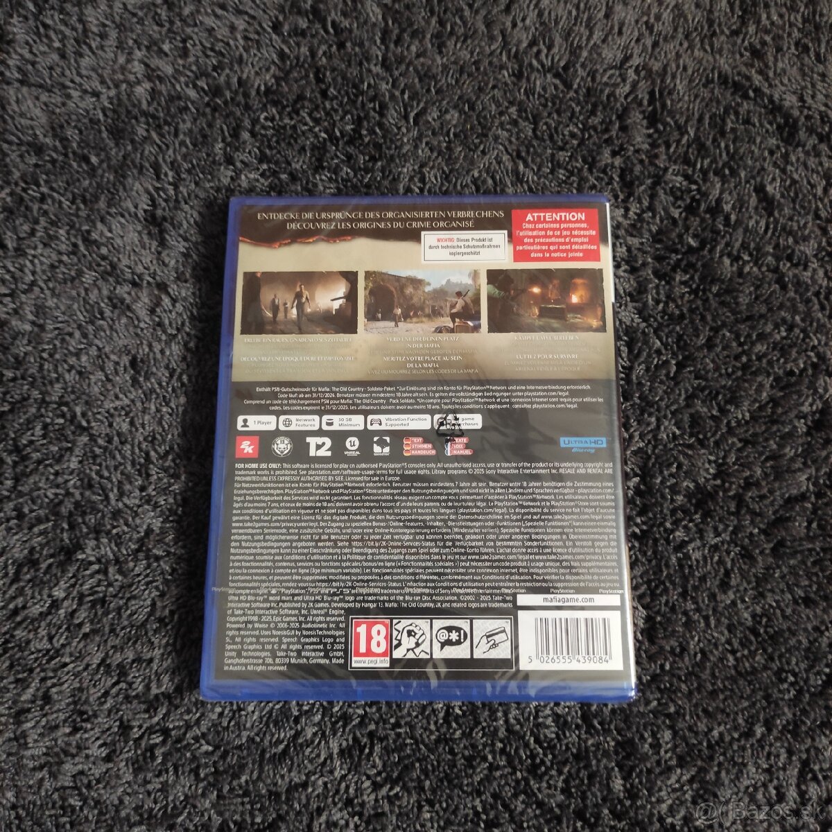 Mafia: The old country (PS5, zabalená) - 2