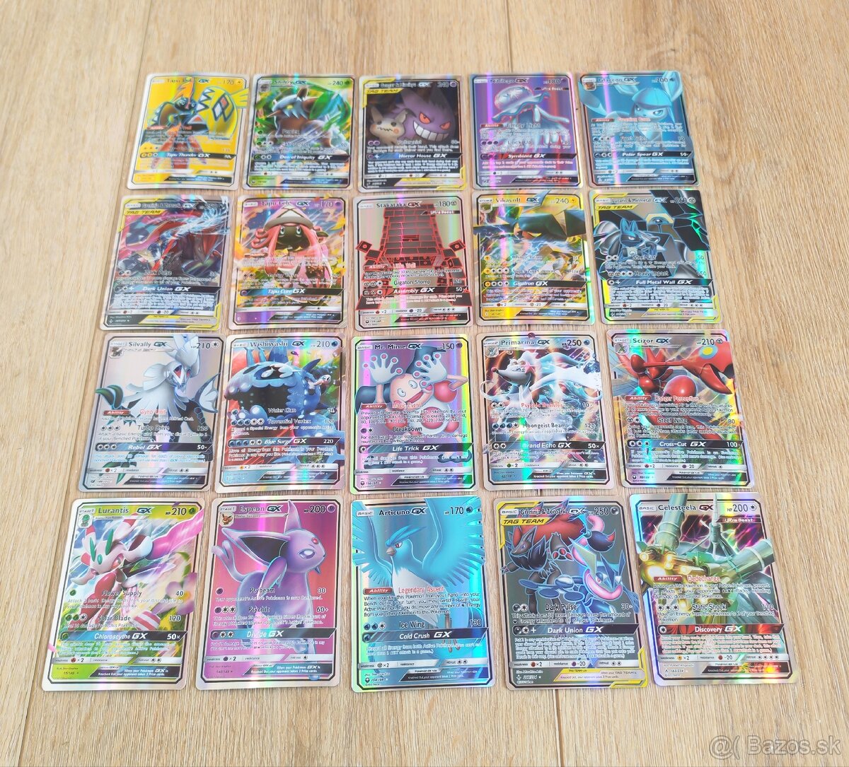 Dúhové Pokemon karty - 2