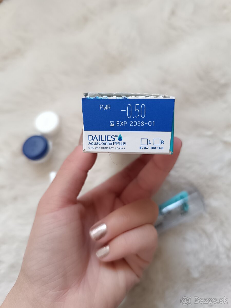 Kontaktné šošovky - 0,50 - 2