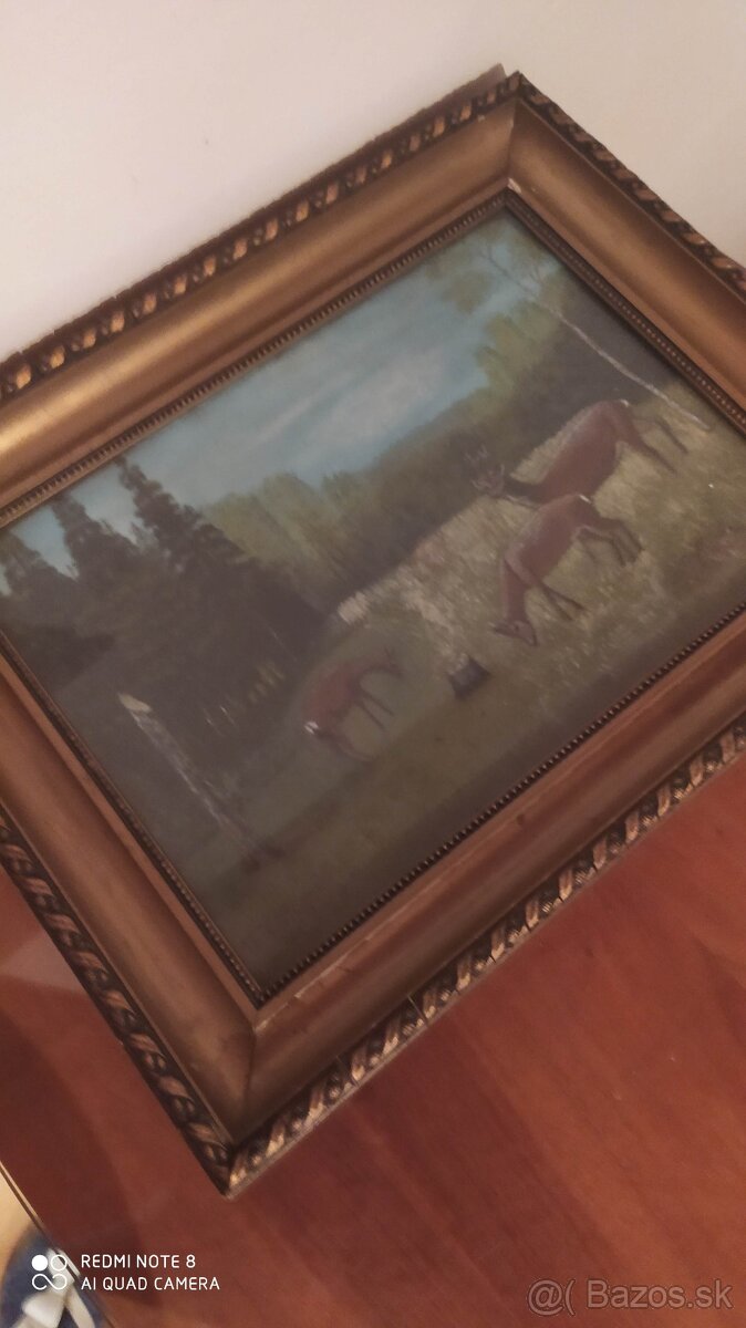 Dekorácie a sklo s poľovníckym motívom - 2