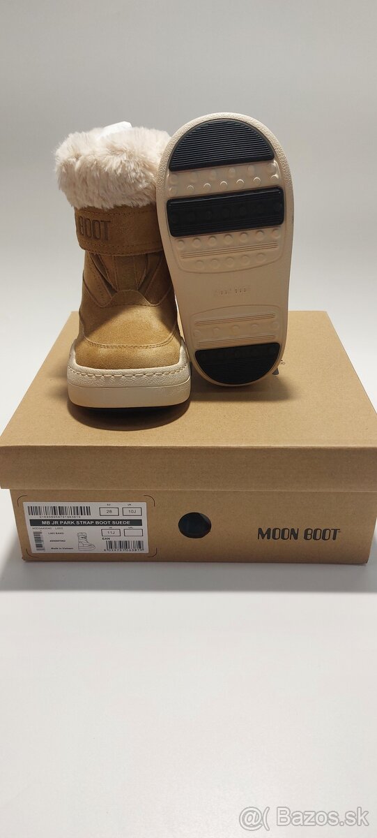 Moon Boot Jr Park Strap boot suede sand 28 EU - 2
