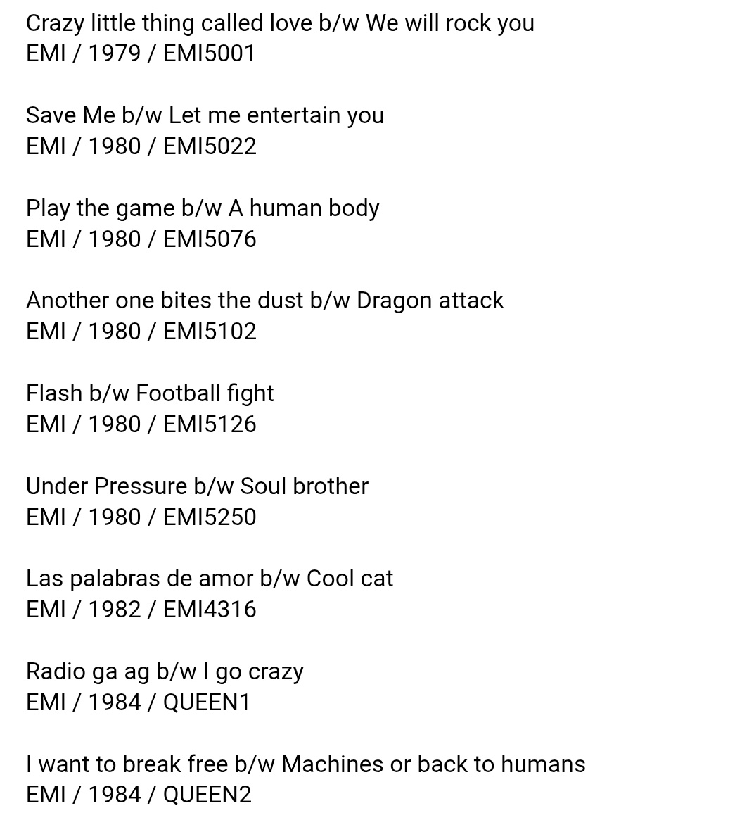 QUEEN / 7'' single / 36ks - 2