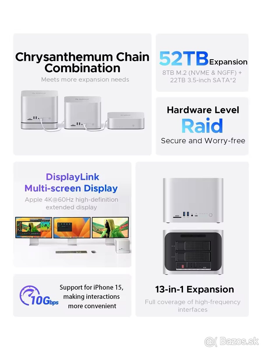 mac studio, mac mini usb hdd hub + 8tb hdd - 2