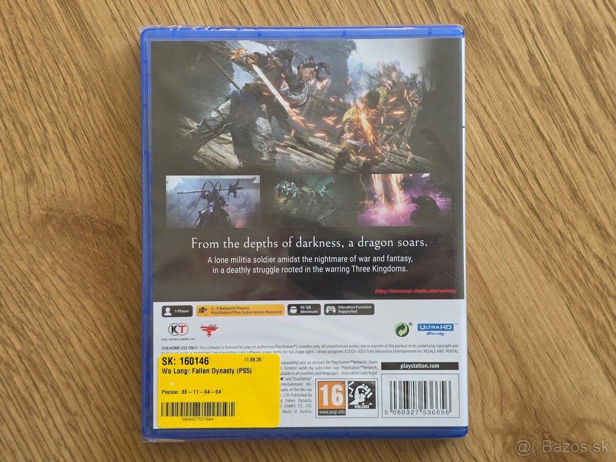 Hra PS5 - Wo Long Fallen Dynasty (NOVÁ) - 2