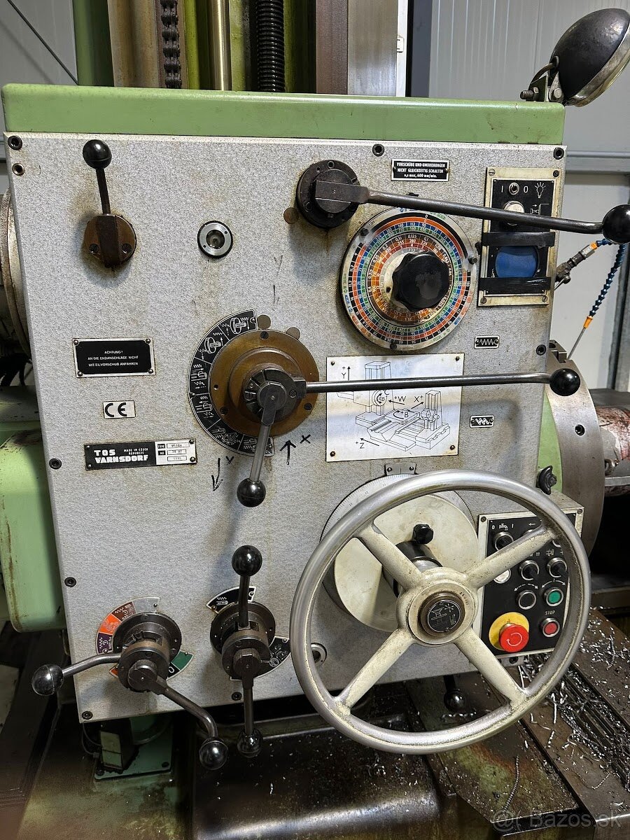 Tos Varnsdorf W 100 A - Vodorovná vyvrtávačka Stolová - 2