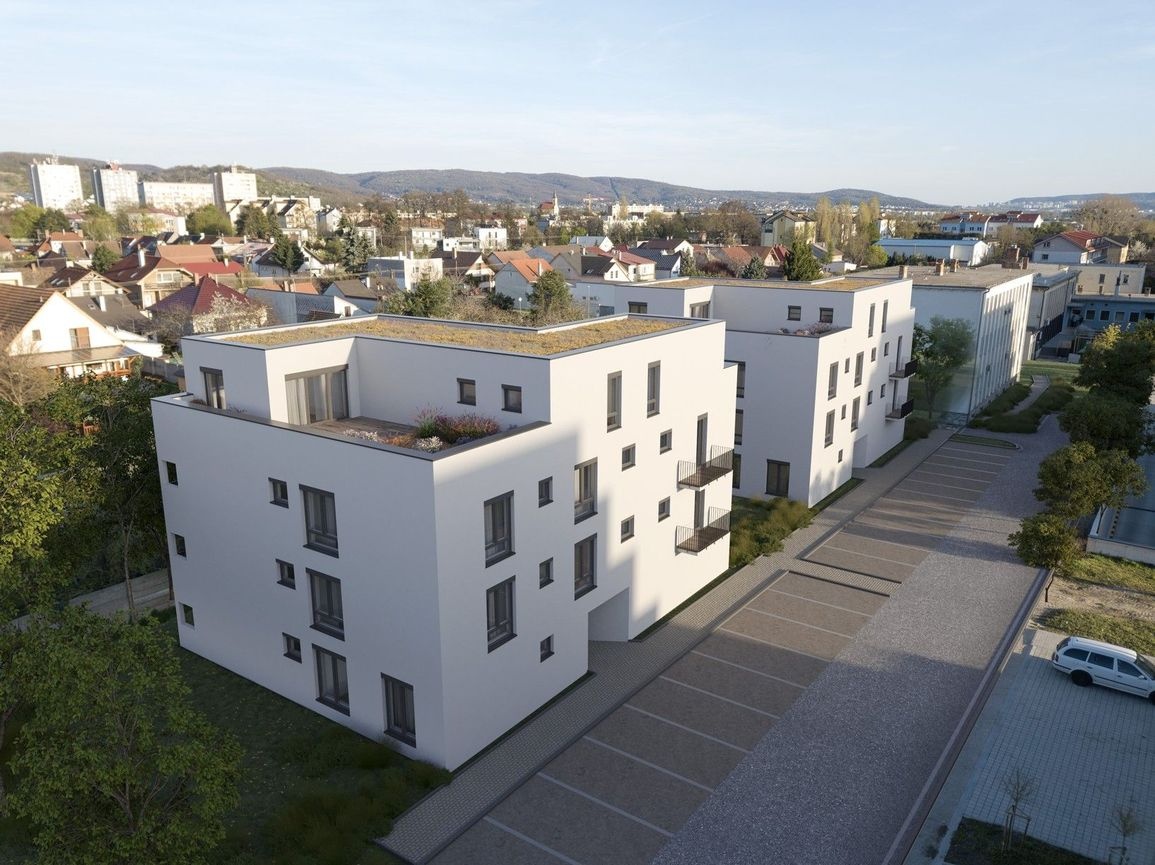 NOVÝ PROJEKT -1,5 izbový byt s 37m2 predzáhradkou, Stupava - 2