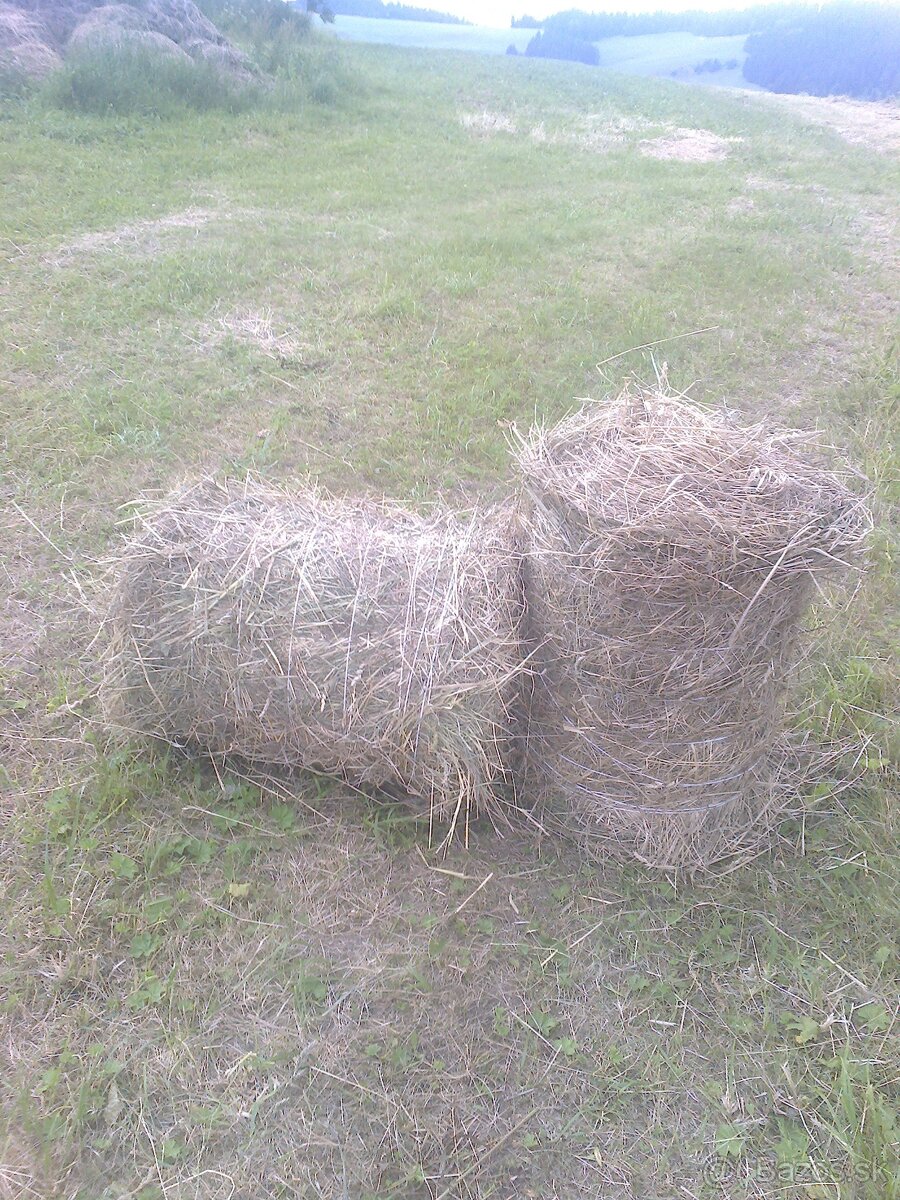 Seno malé okrúhle baliky - 2
