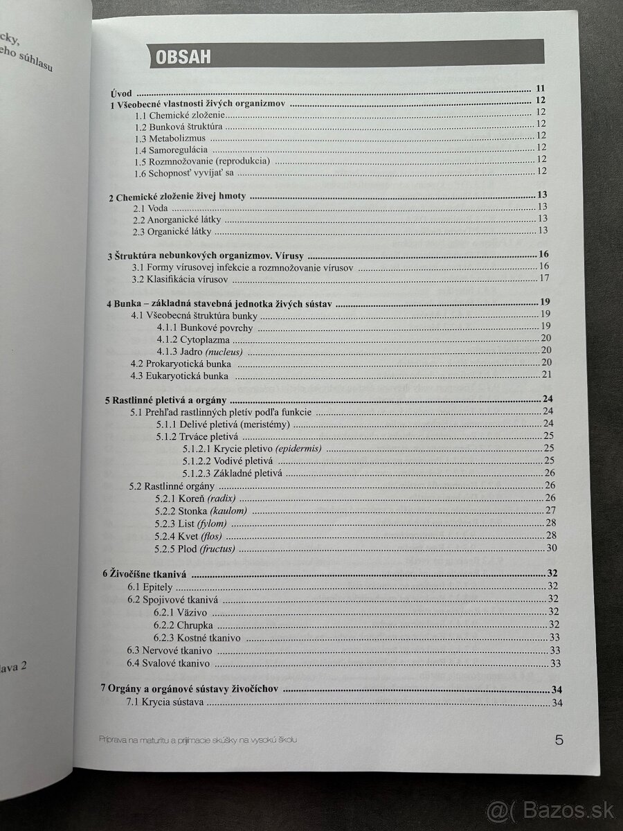 Maturita z biológie - 2