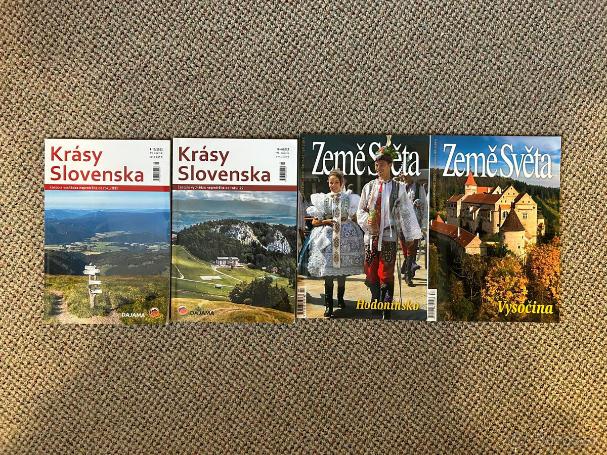 Časopisy GEO, Krasy Slovenska, Zeme sveta - 2