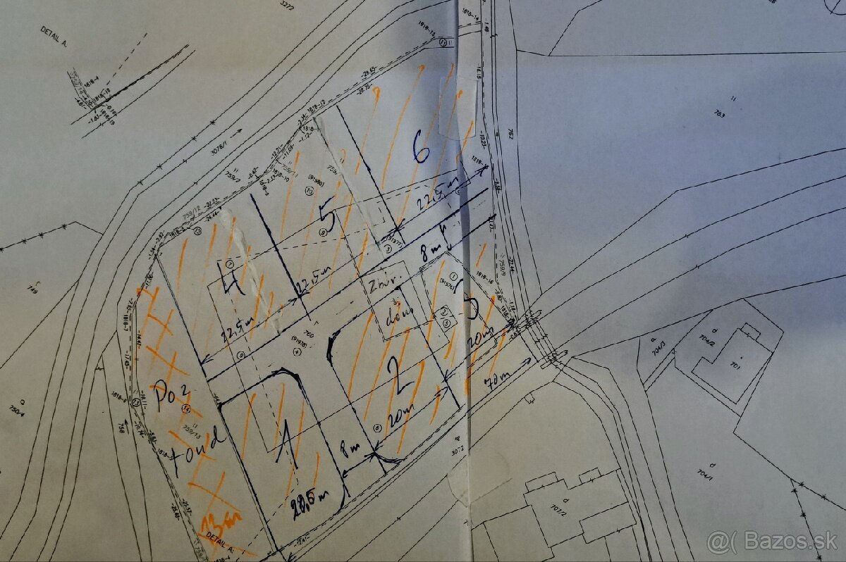 Stavebný pozemok Krompachy 800 m2 - 23 000 € - 2