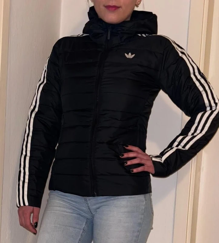 Dámska zimná bunda s kapucňou Adidas Veľ. XS - 2