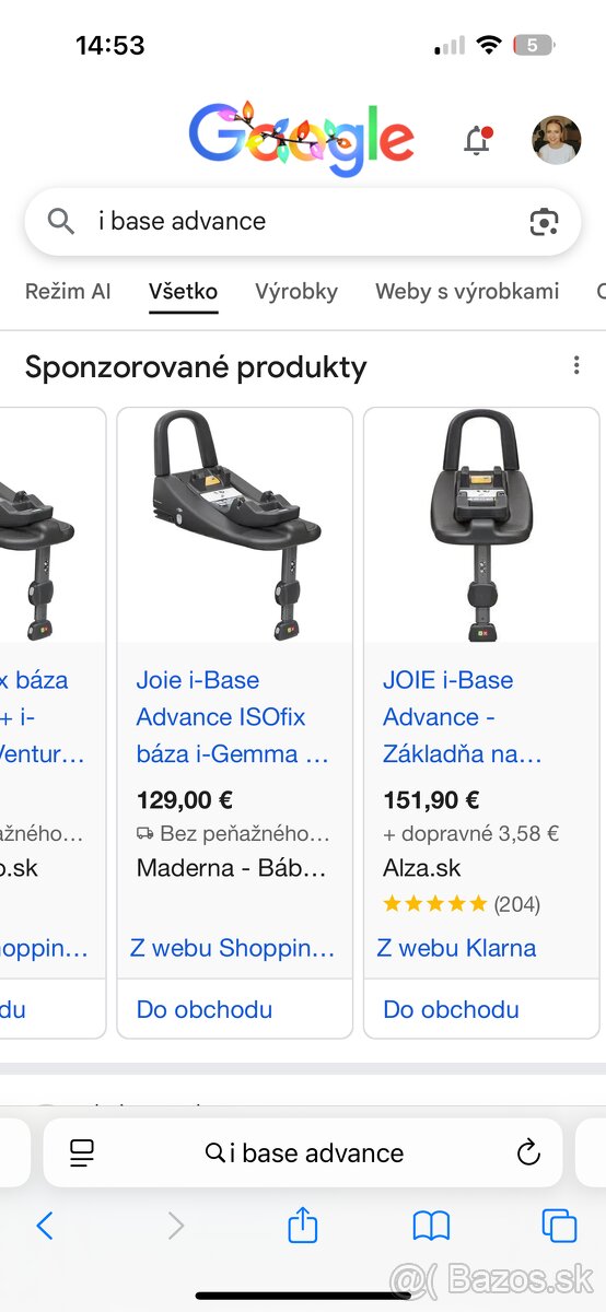Joie i-base advance zakladna +vajíčko - 2
