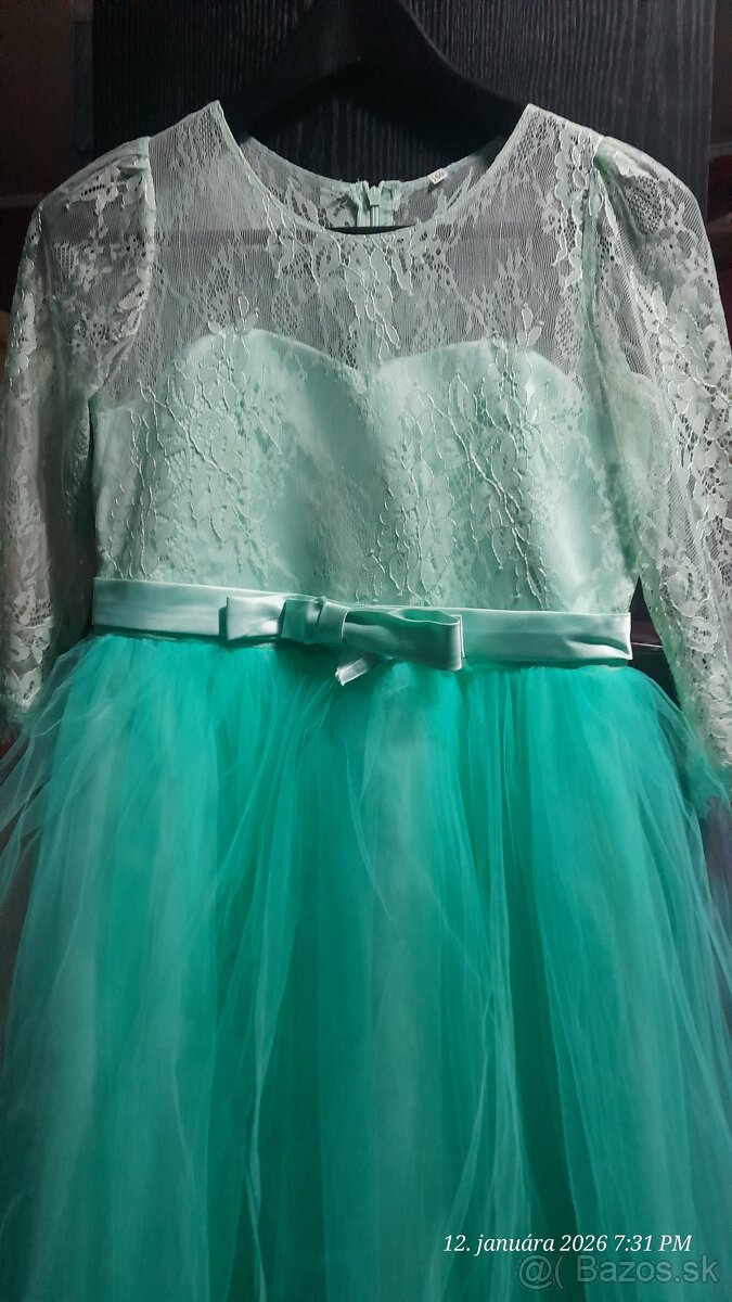 Dievčenské spoločenské šaty 160 - 2