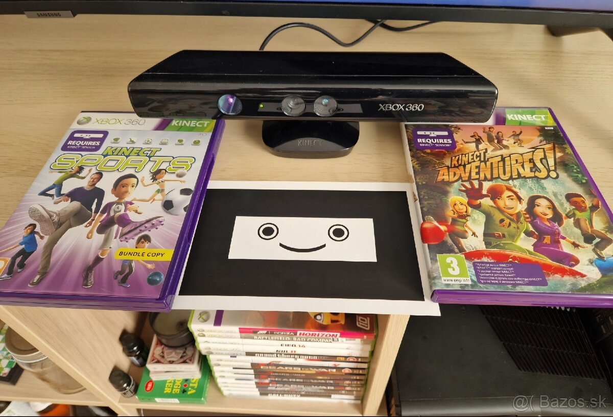 Predám Xbox 360 Kinect s 2 hrami - 2
