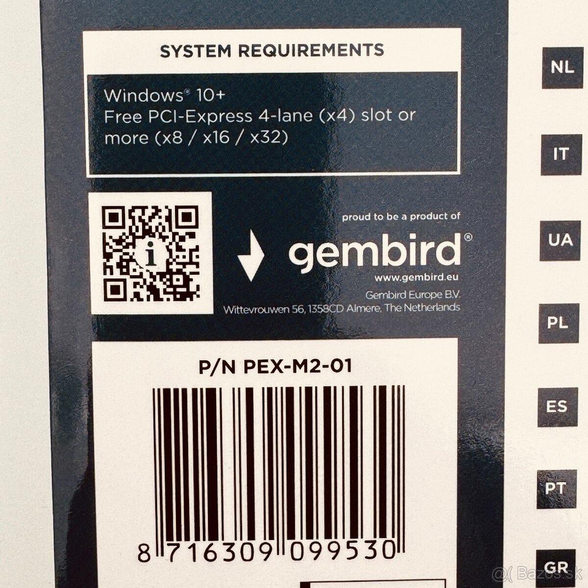 Gembird M.2 NVMe PCIe adapter - 2