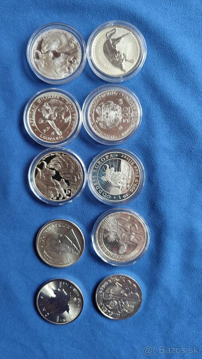 Investičné striebro 1oz - 2