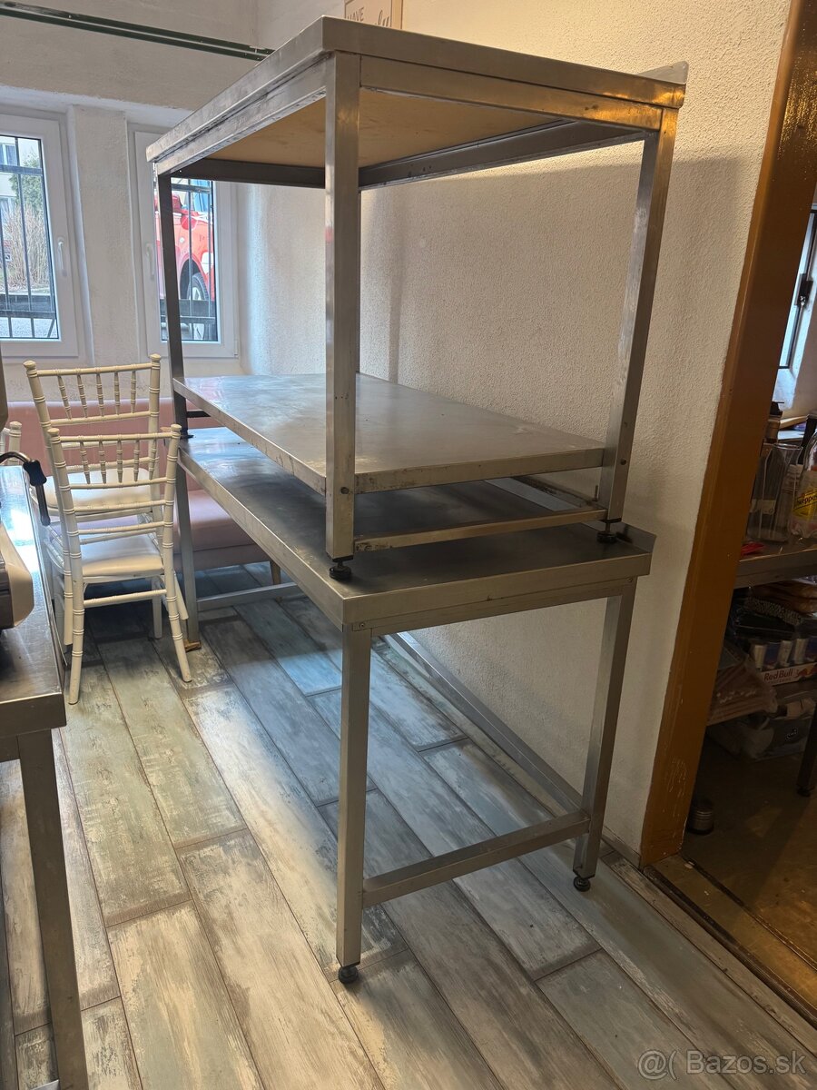nerezové gastro stoly - 2