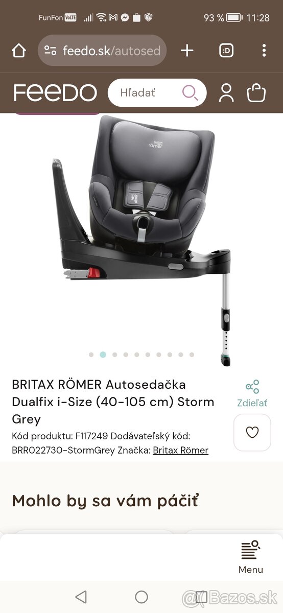 Romer britax Dualfix i-size - 2