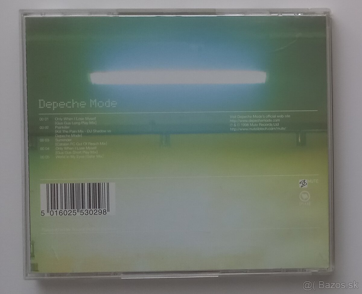 Depeche Mode Benelux CD Only When I Lose Myself - 2