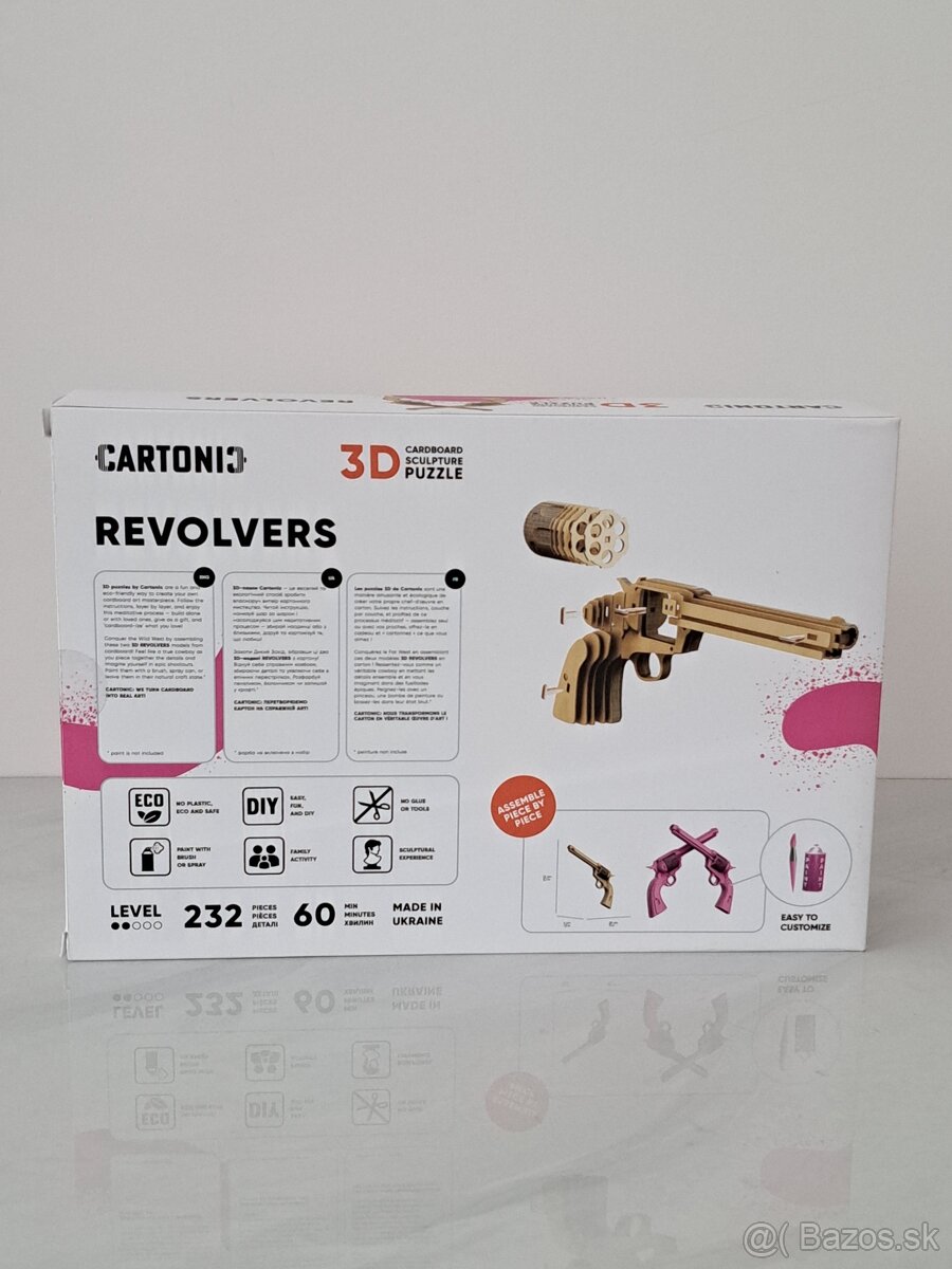 Cartonic 3D puzzle Revolvers 2in1 - 2
