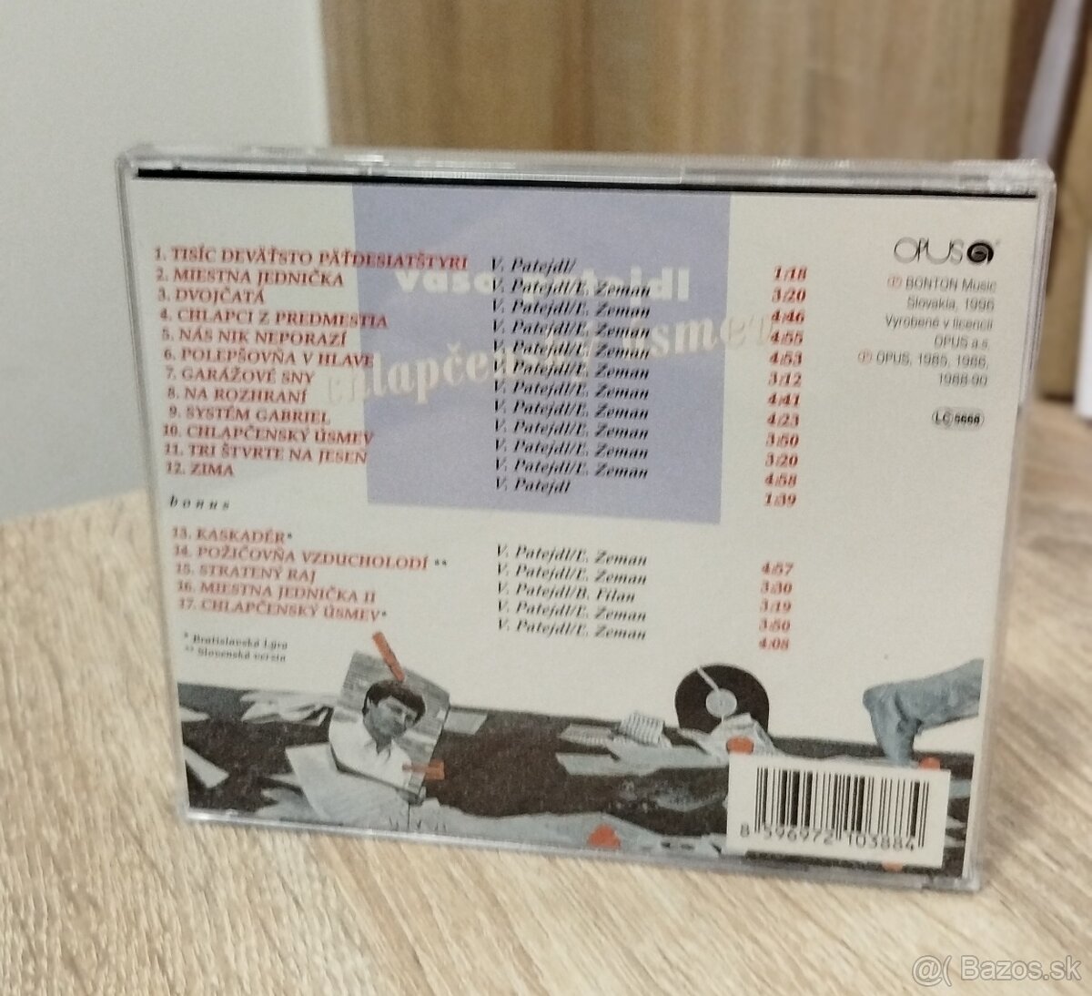 Predám CD Vašo Patejdl (ELÁN) - Chlapčenský úsmev - 2