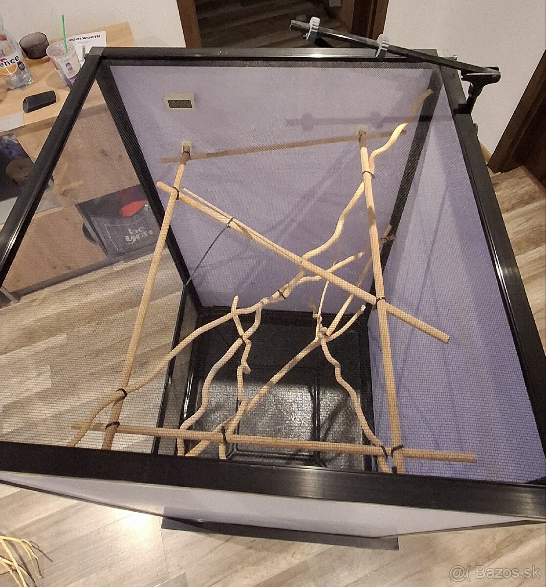Terarium pre chameleóna+ lampy - 2