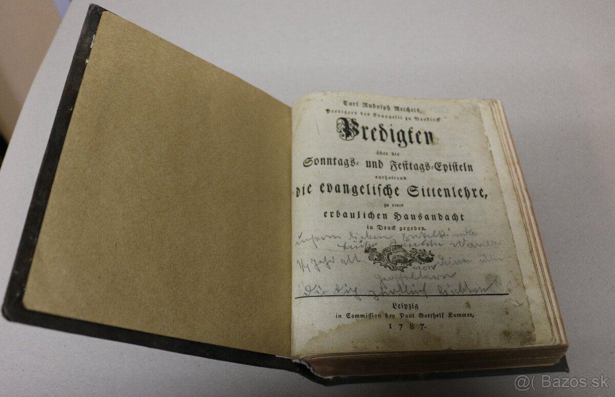 Stará kniha 1787 - 2