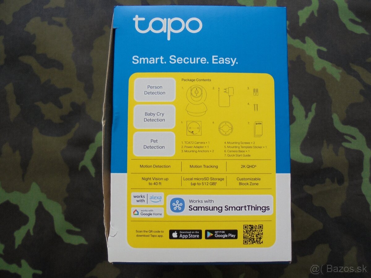 TP - link Tapo TCA72 kamera. - 2