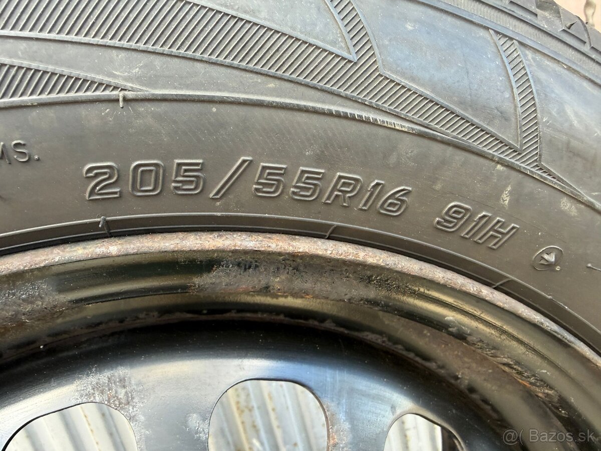 Zimne pneumatiky 205/55 R16 na diskoch 5x98 FIAT Tipo - 2