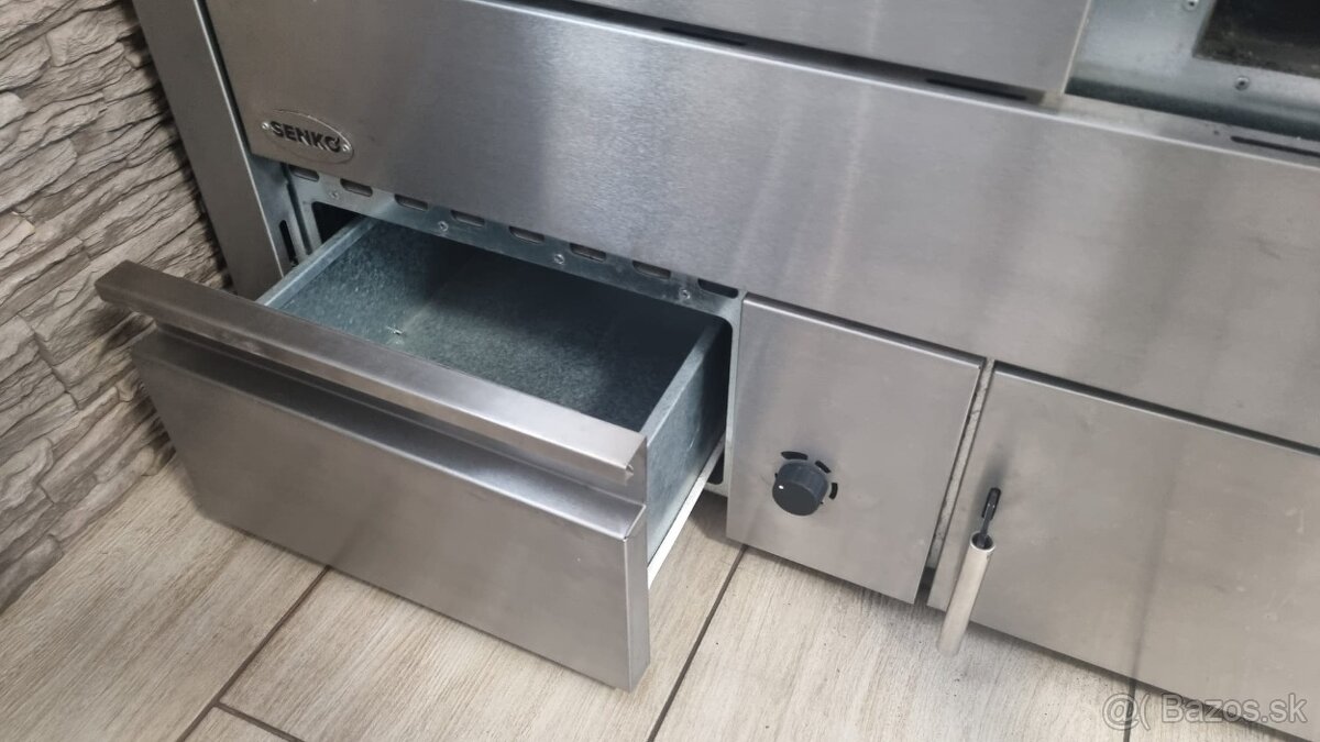 Teplovodny sporak Senko C-25 inox mat - 2