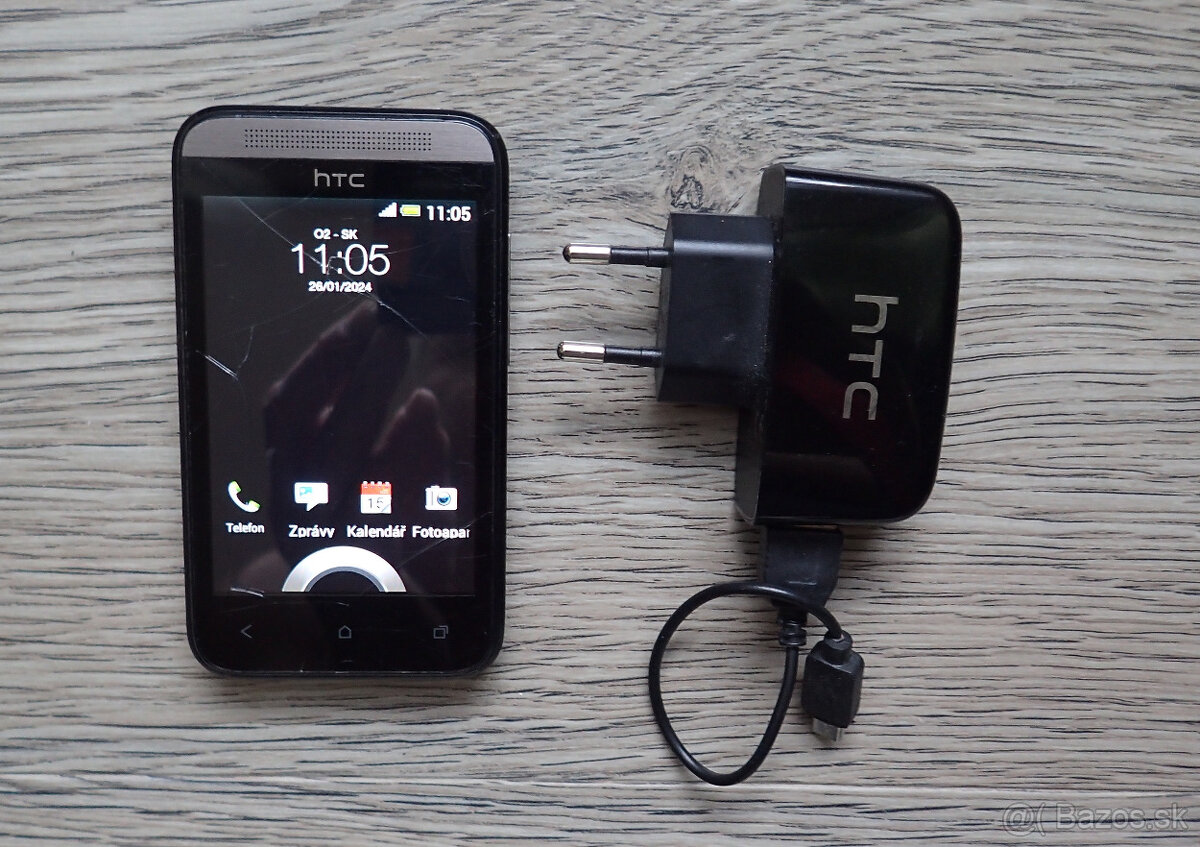 Predám smartfon HTC DESIRE-200 s nabíjačkou. - 2