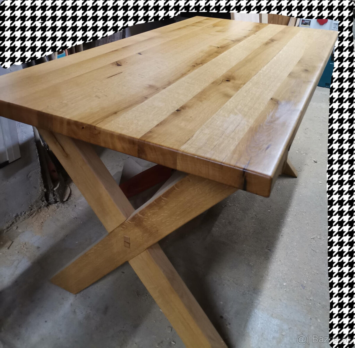 Zahdradný set z dubového masívu - 2