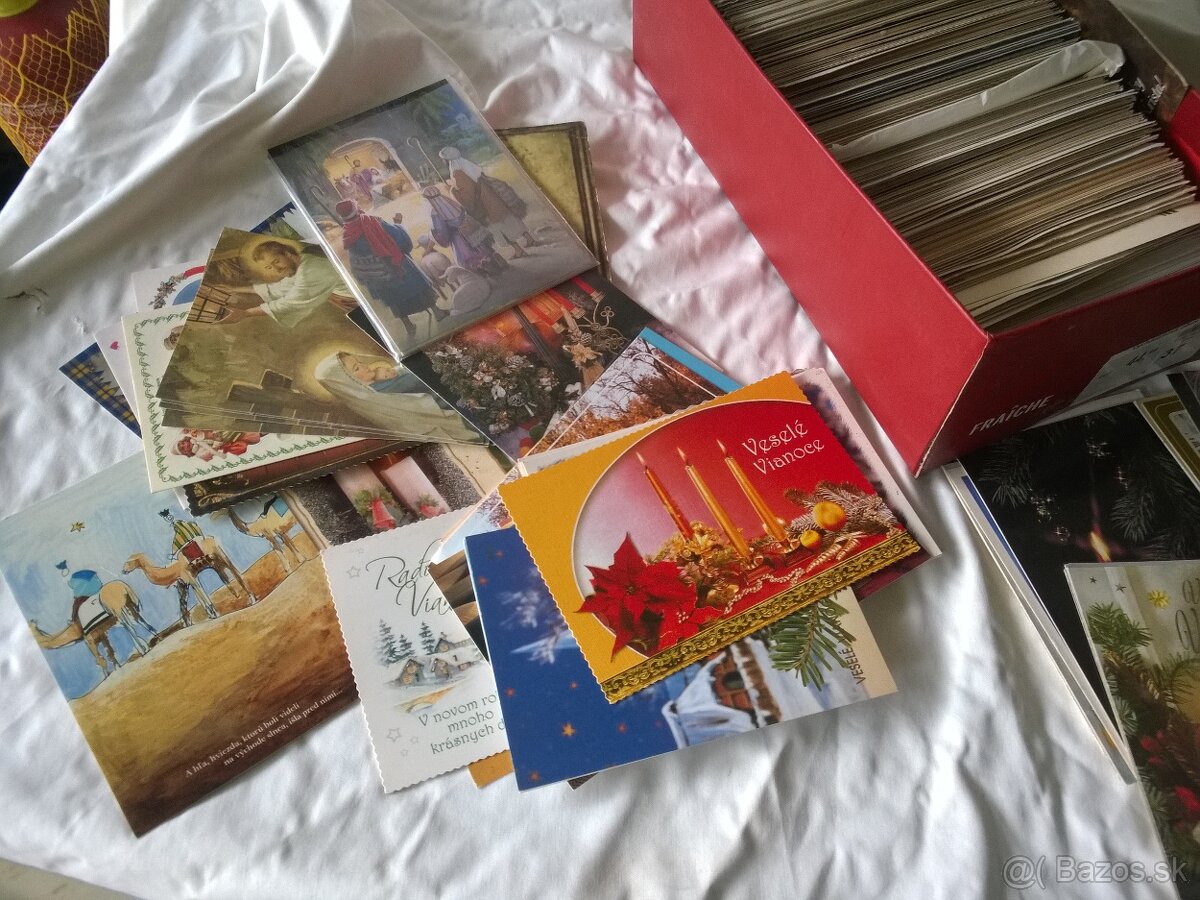 Vianočné pohľadnice - 400kusov - 2