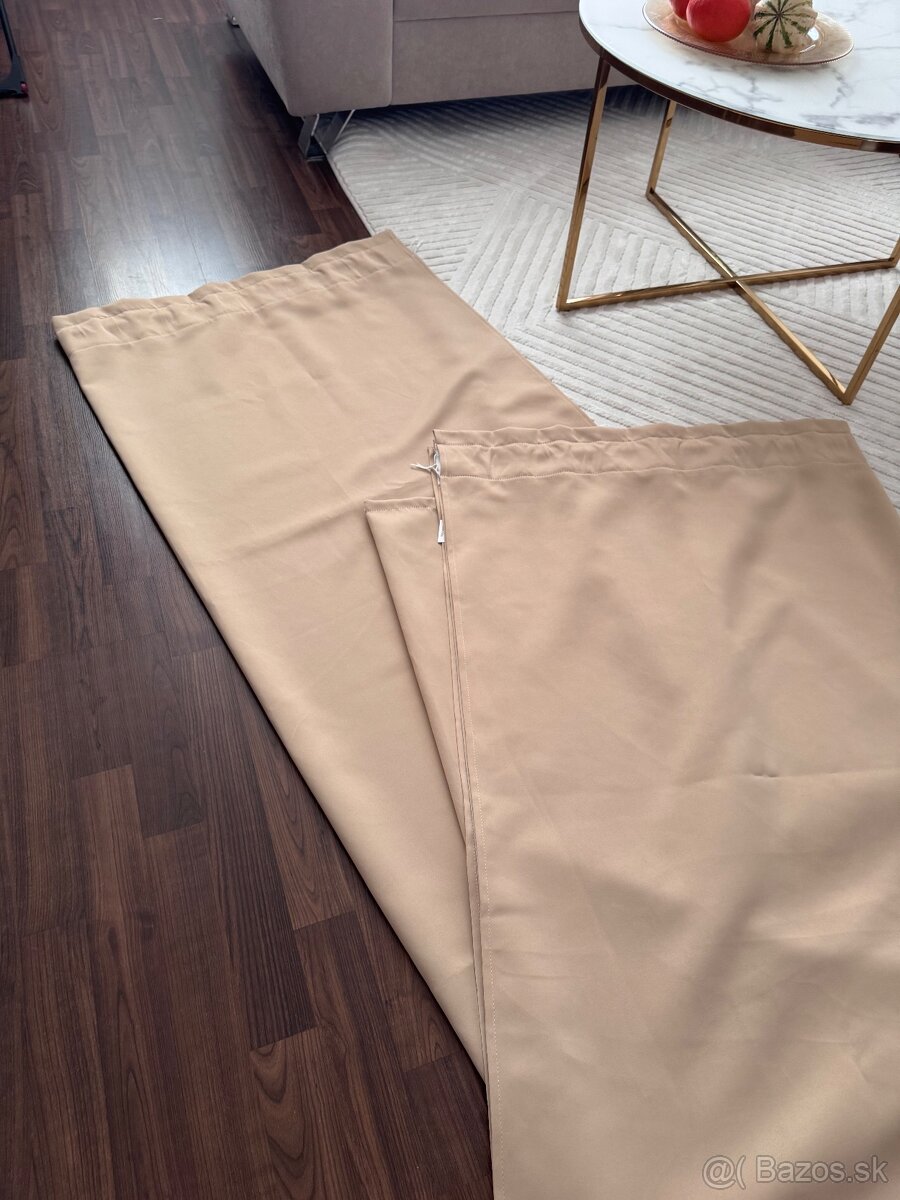 Zatemnovacie zavesy bezove - 2