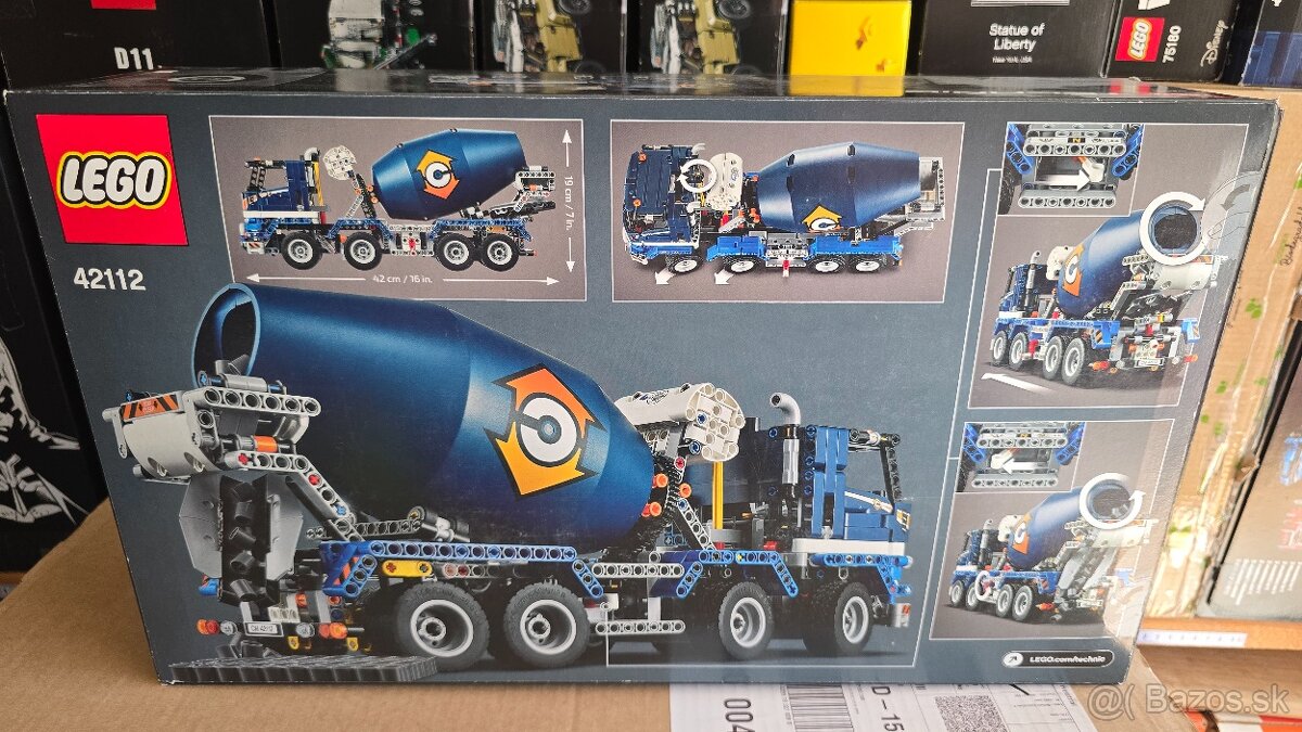 LEGO Technic 42112 Nákladiak s miešačkou na betón - 2