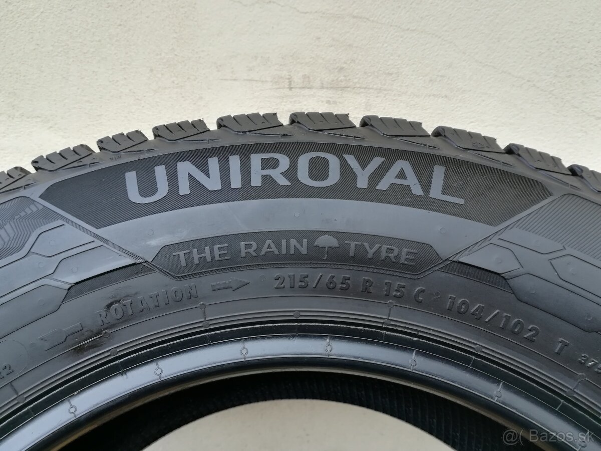 Zimné pneumatiky 215/65 R15C Uniroyal, 4ks - 2